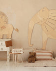 Safari Lion – Wooden Wall Decoration
