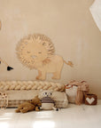 Safari Lion Wooden Wall Art Decoration