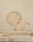 Safari Lion Wooden Wall Art Decoration