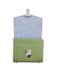 Handmade Leather Sugarcube Handbag - Sage Green