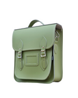 Handmade Leather City Backpack - Sage Green