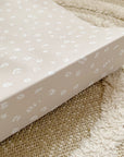 Anti-Roll Wedge Baby Changing Mat - Sand Animal Print