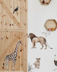Savanna Wonderland Animal Wall Stickers Set