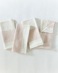 Cotton Napkins in Natural Ribbed Weave