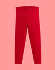 ScandiBugs Own Label Organic Leggings - Roaring Red