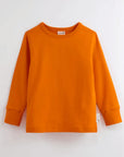 ScandiBugs Own Label Organic Long Sleeve Top - Tangelo Orange