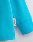 ScandiBugs Own Label Organic Long Sleeve Top - Tempting Turquoise