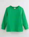 ScandiBugs Own Label Organic Long Sleeve Top - Tropical Green