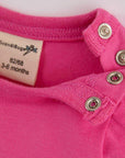 ScandiBugs Own Label Organic Long Sleeve Vest - Bubblegum Pink