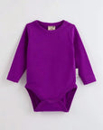ScandiBugs Own Label Organic Long Sleeve Vest - Perfectly Purple