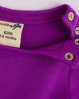 ScandiBugs Own Label Organic Long Sleeve Vest - Perfectly Purple