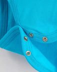 ScandiBugs Own Label Organic Long Sleeve Vest - Tempting Turquoise