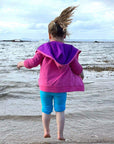 ScandiBugs Own Label Organic Reversible Hoodie - Bubblegum Pink & Perfectly Purple