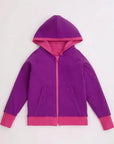 ScandiBugs Own Label Organic Reversible Hoodie - Bubblegum Pink & Perfectly Purple