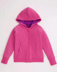 ScandiBugs Own Label Organic Reversible Hoodie - Bubblegum Pink & Perfectly Purple