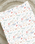 Anti-Roll Wedge Changing Mat - Deep Blue Sea