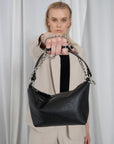 Soft Leather Baguette Handbag Selena
