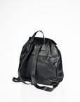 Leather Backpack 95-38 - Black