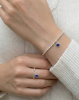 Sapphire September Birthstone Bracelet