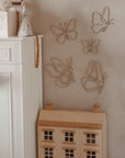 Wall decoration - Set of 6 Wooden Butterflies