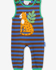 Stylish Leopard Print Organic Cotton Baby Bodysuit with Snap Buttons for Easy Dressing by Toby Tiger at brixbailey.com