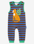 Stylish Leopard Print Organic Cotton Baby Bodysuit with Snap Buttons for Easy Dressing by Toby Tiger at brixbailey.com