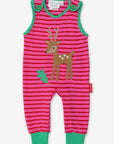Premium Organic Cotton Baby Romper with Deer and Mushroom Print, Soft Eco-Friendly Autumn Outfit for Easy Diaper Changes by Toby Tiger at brixbailey.com