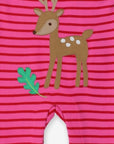 Premium Soft Organic Cotton Baby Romper with Deer and Mushroom Print for Cozy Autumn Adventures by Toby Tiger at brixbailey.com