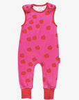 Premium Organic Cotton Baby Romper with Apple Print - Soft, Roomy & Eco-Friendly by Toby Tiger at brixbailey.com