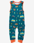 Baby boy's organic camper van print romper by Toby Tiger in soft cotton at www.brixbailey.com