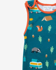 Baby boys' organic campervan print romper by Toby Tiger in soft cotton at www.brixbailey.com