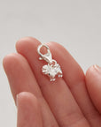 Shih Tzu Silver Dog Charm