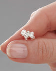 Shih Tzu Silver Dog Charm