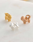 Shih Tzu Silver Dog Charm
