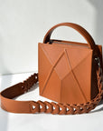 Handmade Shoulder Bag FACET by Gerda Retter - Luxurious Italian Cowhide Leather, Designed in Estonia by Gerda Retter Design at www.brixbailey.com