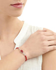 Poppy Oval Bracelet Vegan Suede