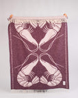 Shrimp love wool throw