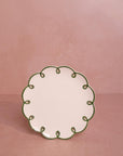 Glorious Green Scalloped Side Plates - Set of 4