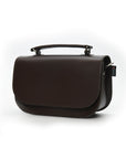 Aura Handmade Leather Bag - Dark Brown