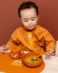 Waterproof Long Sleeve Bib - Mr. Fox