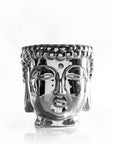 Silver Buddha Candle
