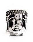 Silver Grande Buddha Candle