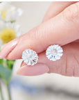 Daisy Silver Stud Earrings