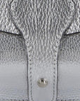 Silver Leather Mini Crossbody Bag - Brix + Bailey