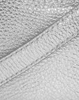 Silver Leather Mini Crossbody Bag - Brix + Bailey