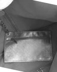 Silver Metallic Leather Hobo Shoulder Bag - Brix + Bailey