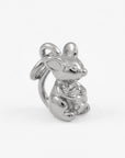 Mouse Silver Charm