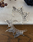 Boho Butterfly Filigree Ear Cuff - No Piercing Wrap Earring in Gold and Silver