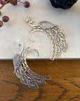 Boho Peacock Filigree Ear Cuff - No Piercing Wrap Earring in Silver & Gold