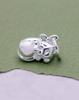 Cat Silver Charm
